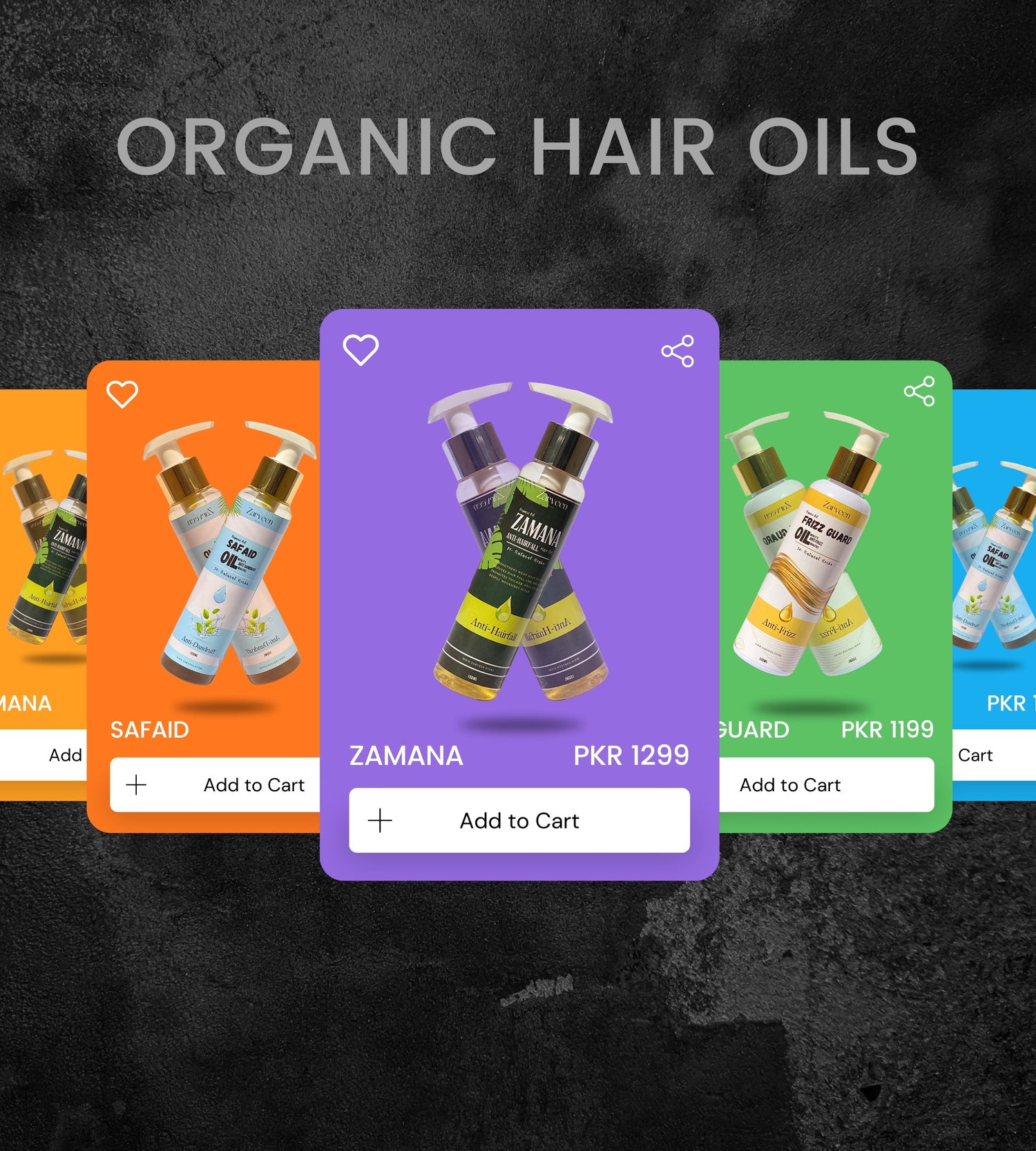 Organic Hair Oils